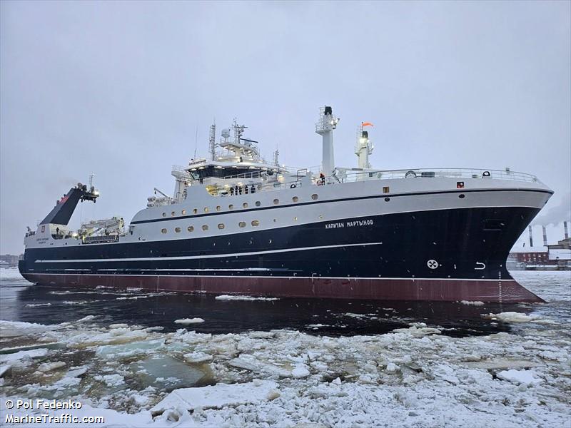 kapitan martynov (Fishing Vessel) - IMO 9901166, MMSI 273617460, Call Sign UBNY8 under the flag of Russia