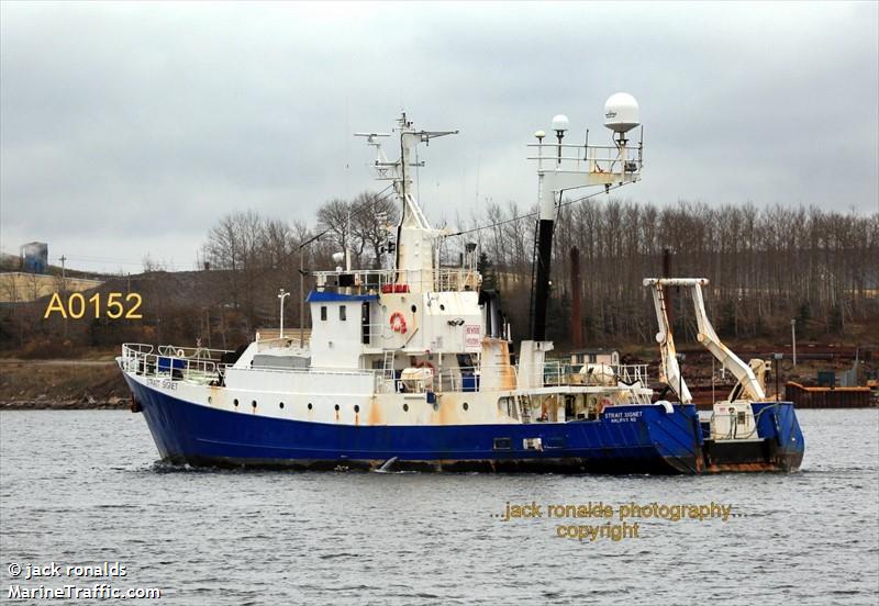 strait signet (Fishing Support Vessel) - IMO 6719407, MMSI 316004990, Call Sign VOTR under the flag of Canada