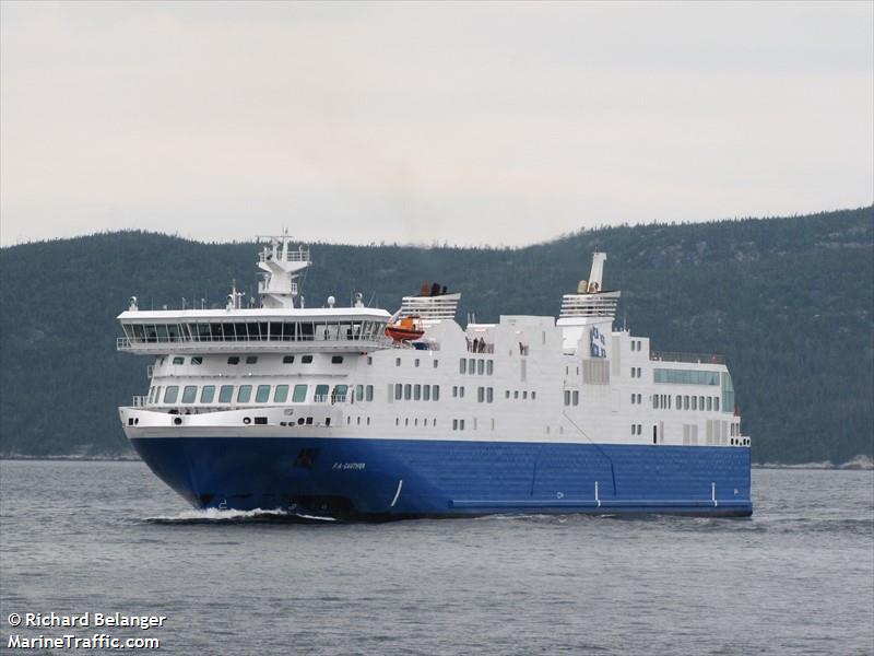 f.-a.-gauthier (Passenger/Ro-Ro Cargo Ship) - IMO 9669861, MMSI 316014080, Call Sign XJBV under the flag of Canada