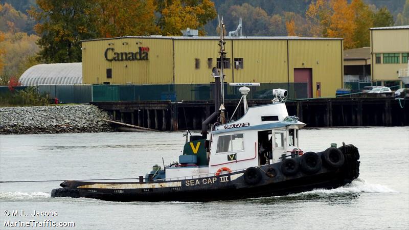 sea cap iii (Tug) - IMO , MMSI 316032376, Call Sign CFBK under the flag of Canada