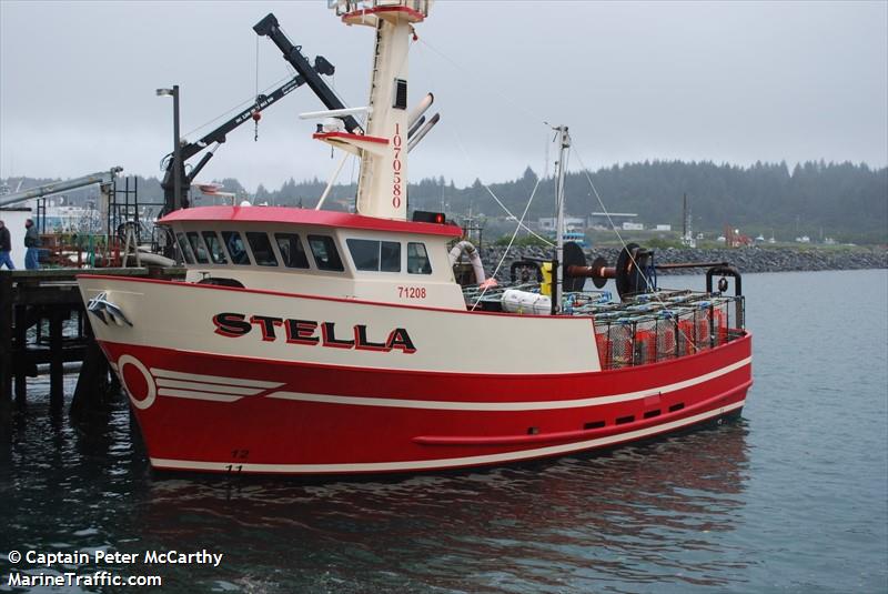 stella (Fishing vessel) - IMO , MMSI 367319530, Call Sign WDE2039 under the flag of United States (USA)