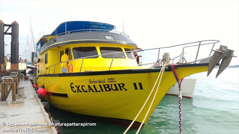 excallibure ii (Pleasure craft) - IMO , MMSI 567000864, Call Sign HSB3020 under the flag of Thailand