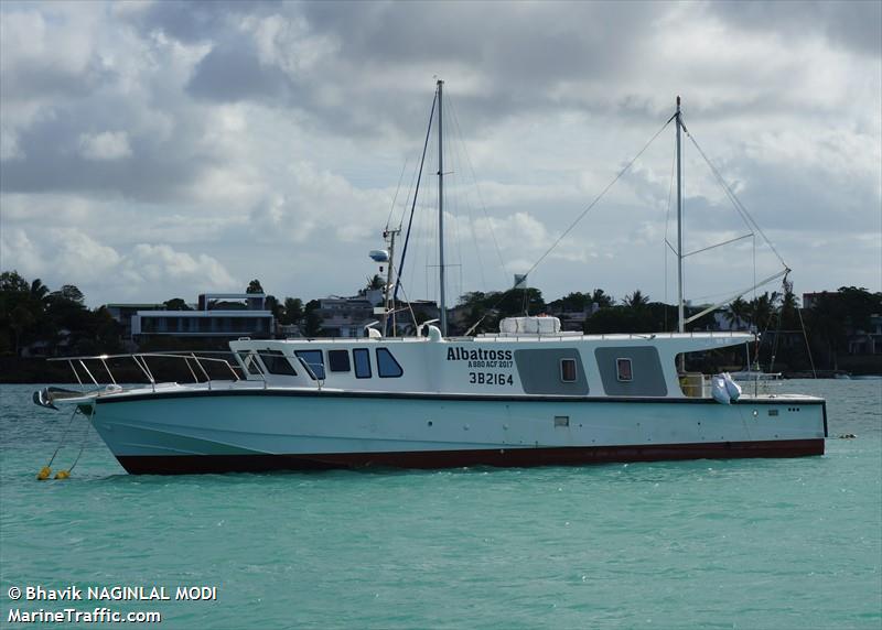 fv albatross (Fishing vessel) - IMO , MMSI 645476000, Call Sign 3B2164 under the flag of Mauritius