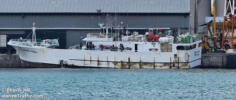 chang fong ii (Fishing vessel) - IMO , MMSI 645646000, Call Sign 3B2405 under the flag of Mauritius