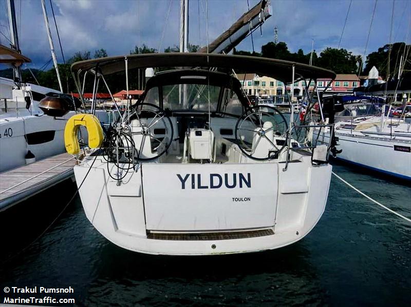 yildun (Pleasure craft) - IMO , MMSI 227832380 under the flag of France