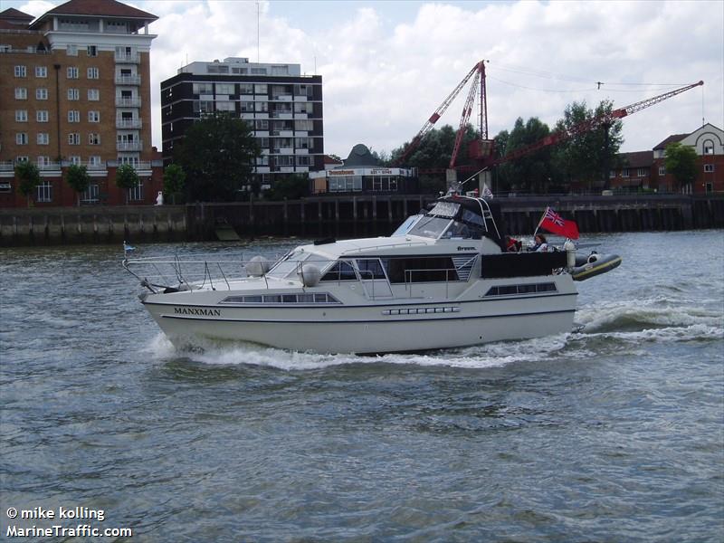 manxman (Pleasure craft) - IMO , MMSI 235032206, Call Sign MJBF2 under the flag of United Kingdom (UK)