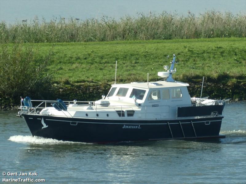 jonathan l (Pleasure craft) - IMO , MMSI 244000377, Call Sign PC2689 under the flag of Netherlands
