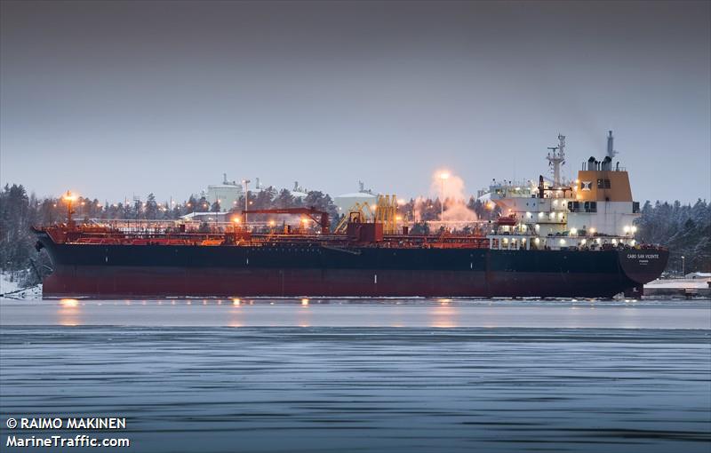 cabo san vicente (Oil Products Tanker) - IMO 9346433, MMSI 352002603, Call Sign 3E2373 under the flag of Panama