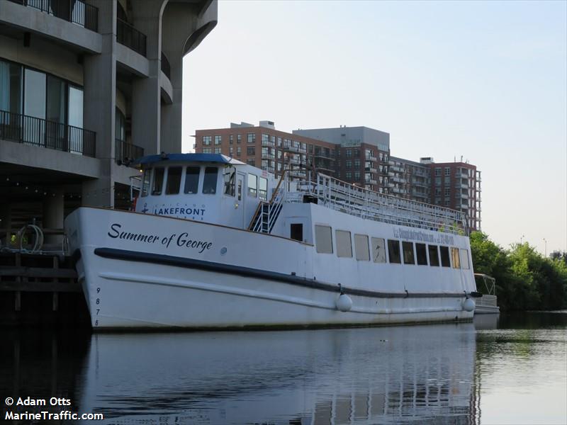 summer of george (Passenger ship) - IMO , MMSI 366951920, Call Sign WDH3538 under the flag of United States (USA)