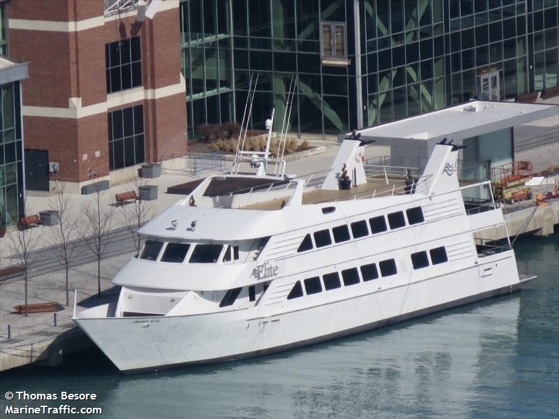 chicago elite (Passenger ship) - IMO , MMSI 367409940, Call Sign WDH5241 under the flag of United States (USA)