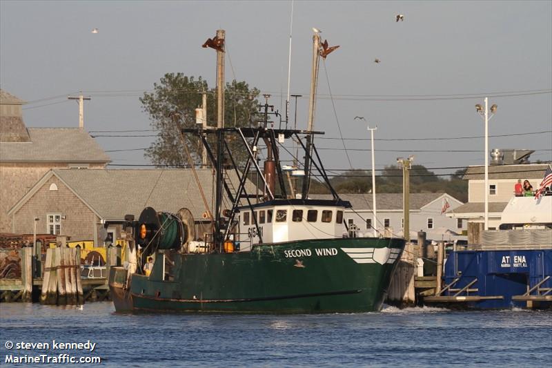 second wind (Fishing vessel) - IMO , MMSI 367639380, Call Sign WDH6570 under the flag of United States (USA)