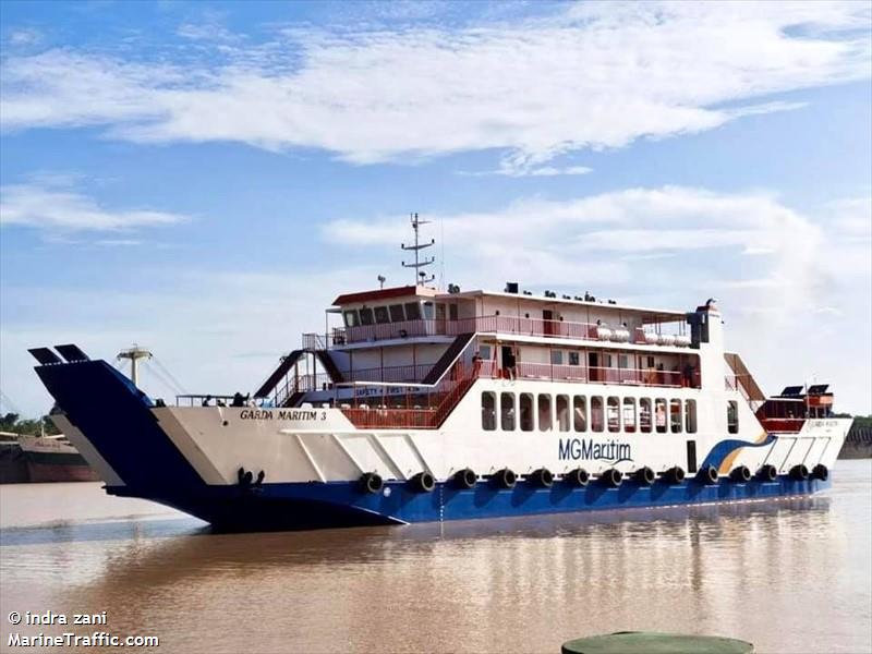 garda maritim 3 (Passenger/Ro-Ro Cargo Ship) - IMO 9910686, MMSI 525101263, Call Sign YCZX2 under the flag of Indonesia