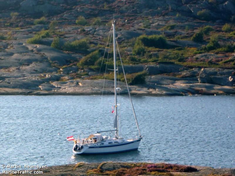 kind of blue (Sailing vessel) - IMO , MMSI 203379400, Call Sign OEX7379 under the flag of Austria