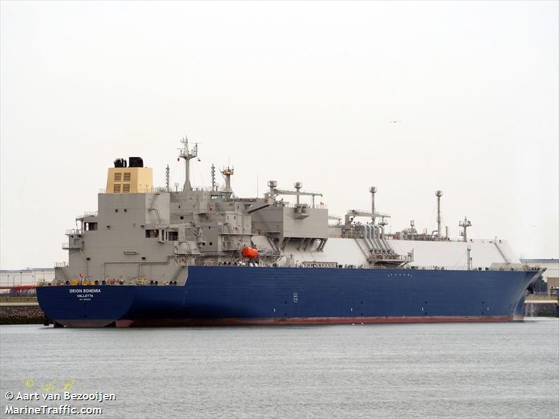 orion bohemia (LNG Tanker) - IMO 9902926, MMSI 228451900, Call Sign FMXE under the flag of France