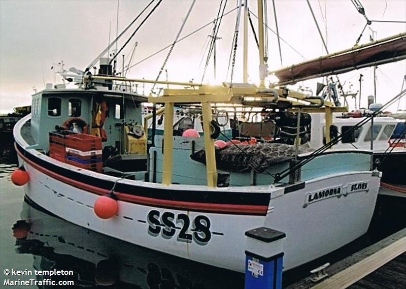 lamorna ss28 (Fishing vessel) - IMO , MMSI 232004629, Call Sign MHAK5 under the flag of United Kingdom (UK)