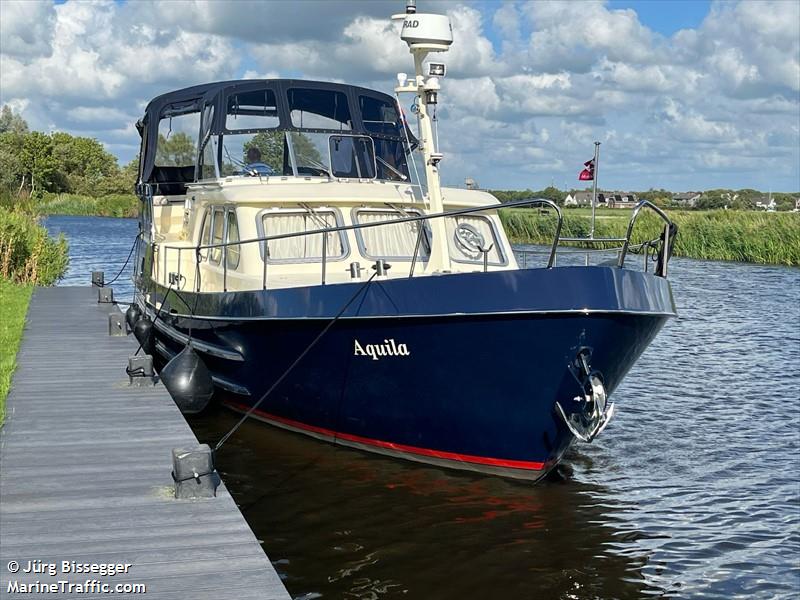 aquila (Pleasure craft) - IMO , MMSI 232051229, Call Sign MOKP2 under the flag of United Kingdom (UK)
