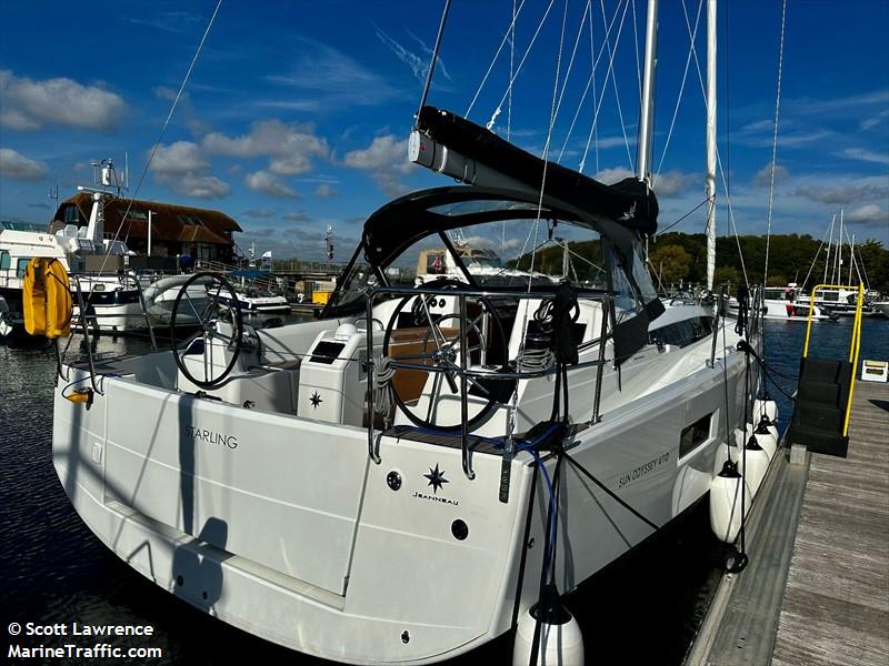 starling (Sailing vessel) - IMO , MMSI 232051735, Call Sign MOMX8 under the flag of United Kingdom (UK)