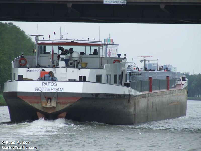 pafos (Tanker) - IMO , MMSI 244670146, Call Sign PF4255 under the flag of Netherlands