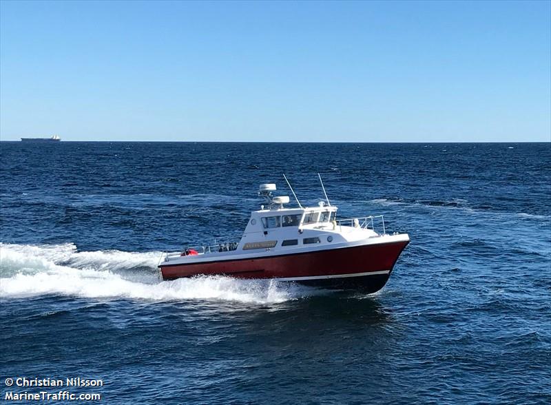 alvis (Pleasure craft) - IMO , MMSI 265057140, Call Sign SG6275 under the flag of Sweden