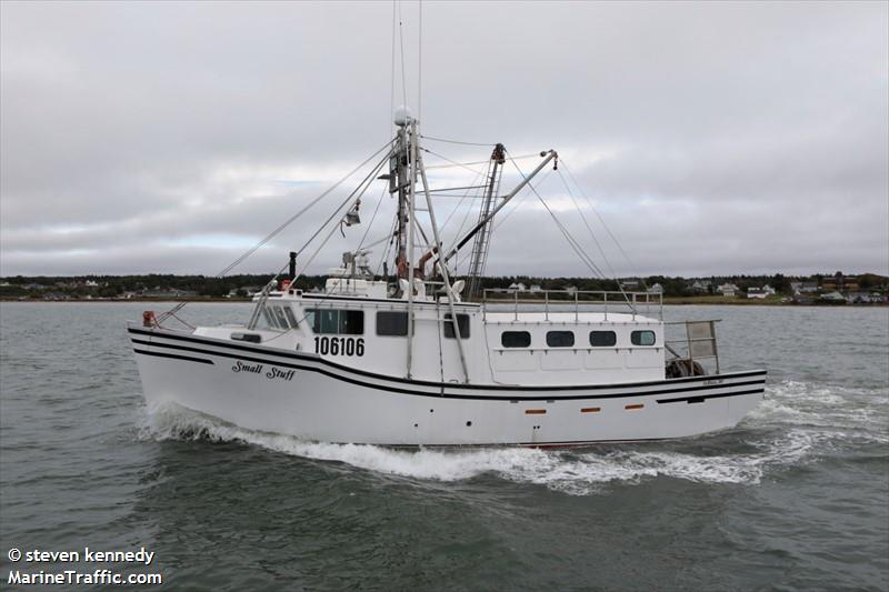 small stuff (Fishing vessel) - IMO , MMSI 316002594 under the flag of Canada