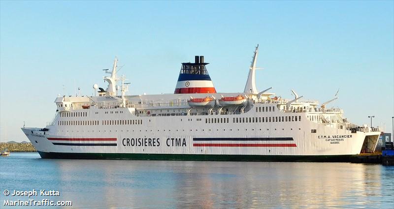 ctma vacancier (Passenger/Ro-Ro Cargo Ship) - IMO 7310260, MMSI 316004770, Call Sign CFN3031 under the flag of Canada