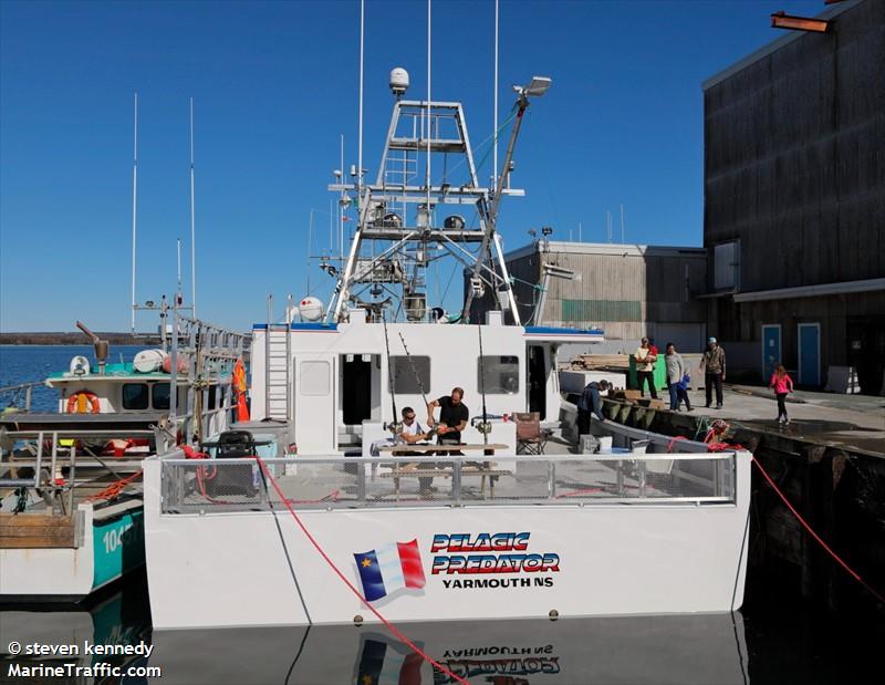 pelagic predator (Fishing vessel) - IMO , MMSI 316038488, Call Sign CH 16 under the flag of Canada