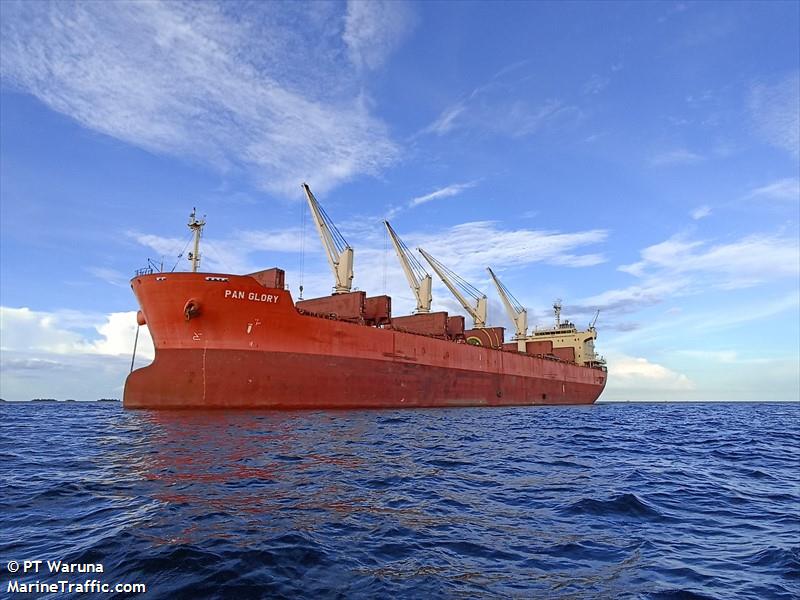 pan glory (Bulk Carrier) - IMO 9441879, MMSI 525103005, Call Sign YDCR3 under the flag of Indonesia