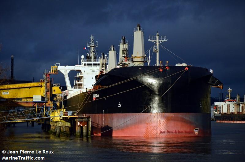 casda (Bulk Carrier) - IMO 9802267, MMSI 538010762, Call Sign V7A7391 under the flag of Marshall Islands