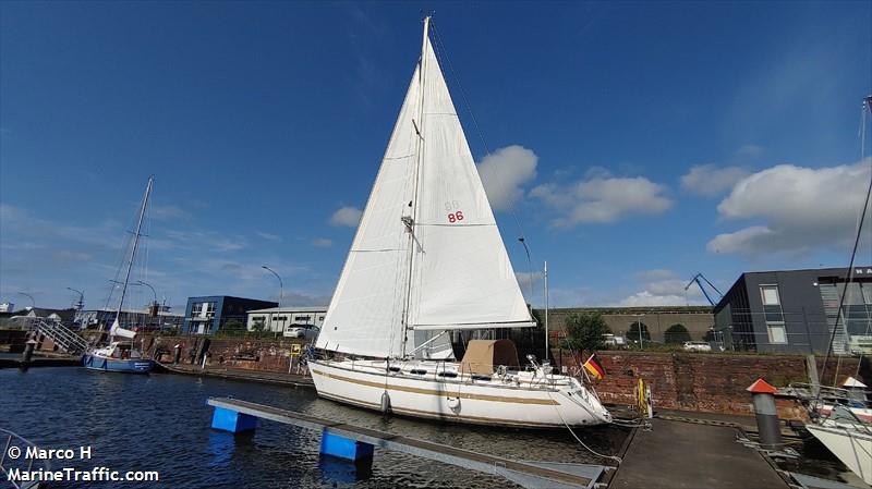 marco solo sailor (Sailing vessel) - IMO , MMSI 211716630, Call Sign DH 2030 under the flag of Germany