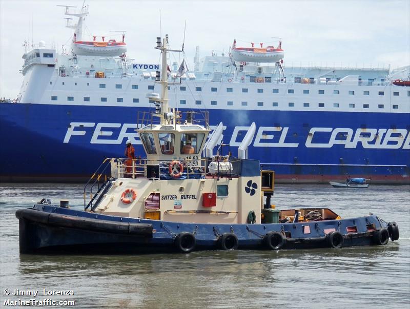 buffel (Tug) - IMO , MMSI 327801011, Call Sign HIAA40 under the flag of Dominican Rep