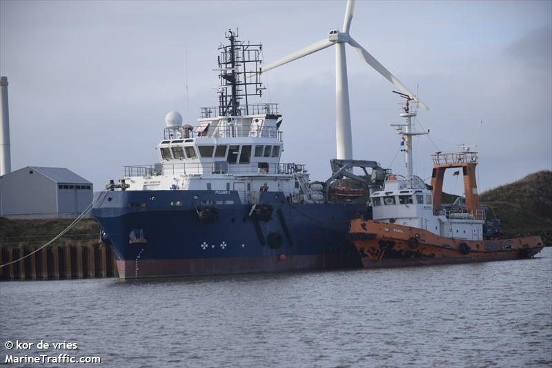fulmar1 (Research Vessel) - IMO 9668518, MMSI 341182001, Call Sign V4IG5 under the flag of St Kitts & Nevis