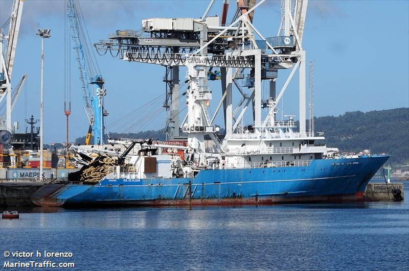 ria de aldan (Fishing Vessel) - IMO 9476238, MMSI 352003166, Call Sign 3E6042 under the flag of Panama