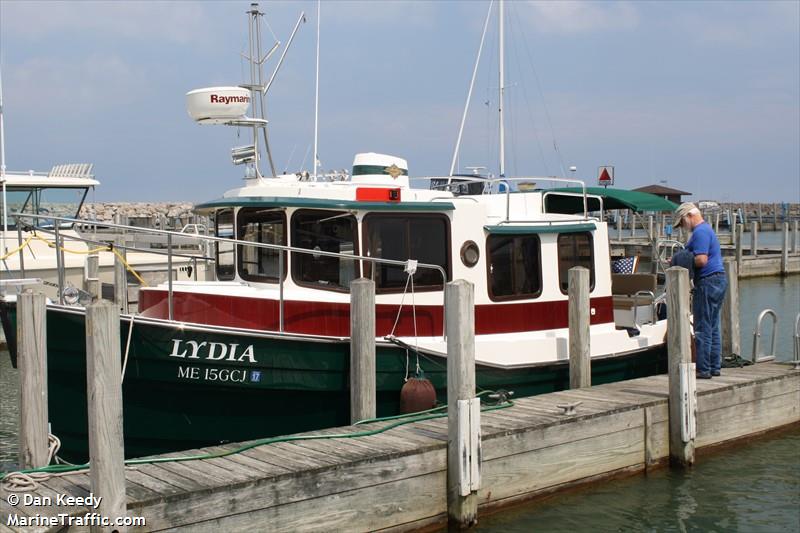 lydia (Pleasure craft) - IMO , MMSI 367678810, Call Sign WDI2500 under the flag of United States (USA)