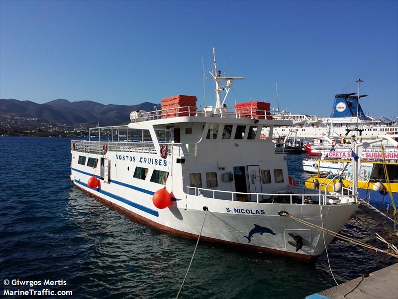 saint nikolas (Passenger ship) - IMO , MMSI 237035500, Call Sign SW2264 under the flag of Greece