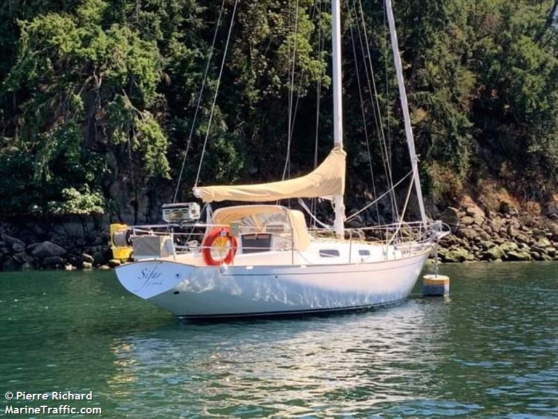 sifar (Sailing vessel) - IMO , MMSI 316053221 under the flag of Canada