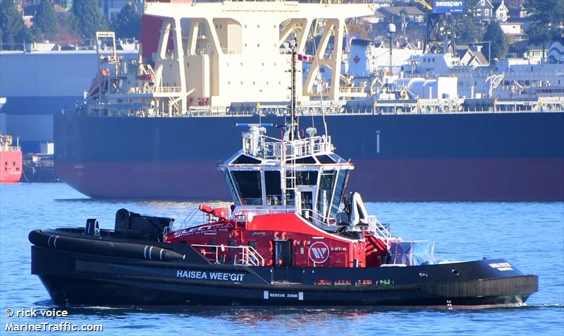 haisea weegit (Tug) - IMO 9942976, MMSI 316053436, Call Sign CFA4241 under the flag of Canada