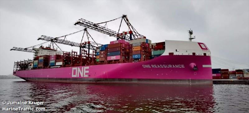 one reassurance (Container Ship) - IMO 9952696, MMSI 477907200, Call Sign VRVH5 under the flag of Hong Kong