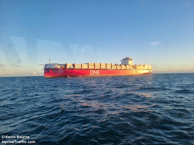 one readiness (Container Ship) - IMO 9952684, MMSI 477907300, Call Sign VRVH4 under the flag of Hong Kong