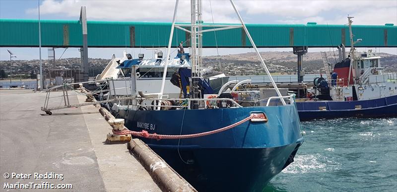 makybe bj (Fishing vessel) - IMO , MMSI 503061810, Call Sign VHS6219 under the flag of Australia