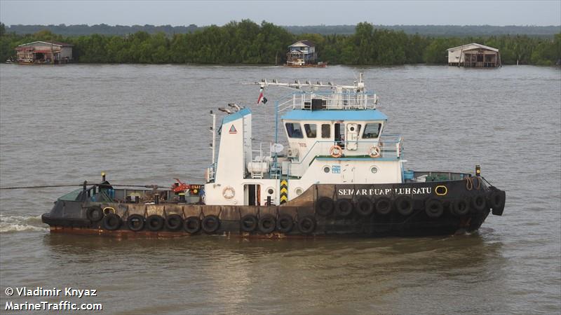 tb semar 21 (Tug) - IMO 9666144, MMSI 525020121, Call Sign YDA3183 under the flag of Indonesia