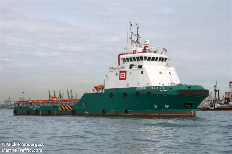 bourbon jindamanee (Supply Tender) - IMO 9394612, MMSI 564876000, Call Sign 9V7918 under the flag of Singapore