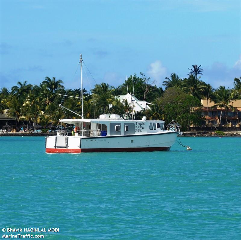fv fregate (Fishing vessel) - IMO , MMSI 645475000, Call Sign 3B2163 under the flag of Mauritius
