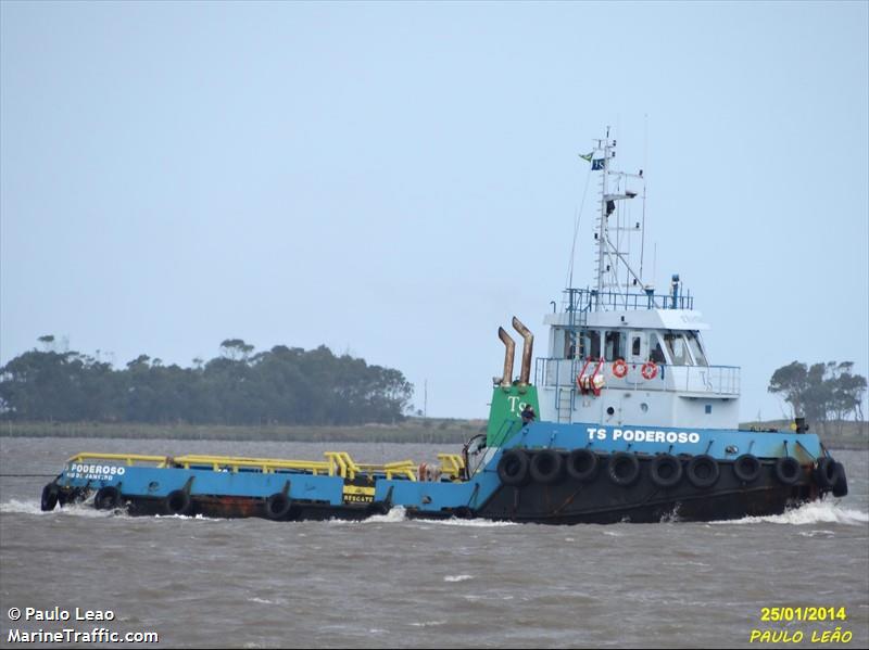 ts poderoso (Towing vessel) - IMO , MMSI 710000279, Call Sign PPVD under the flag of Brazil