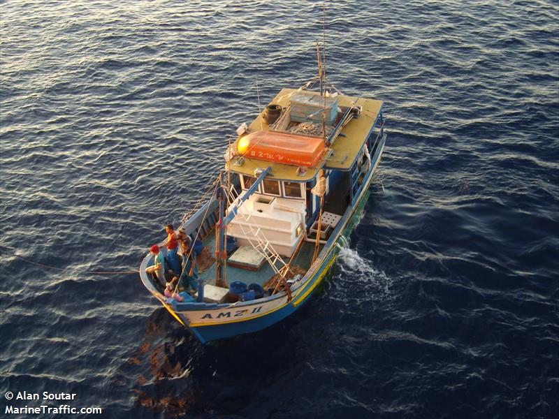 amz 2 (Fishing vessel) - IMO , MMSI 710446842, Call Sign 100200 under the flag of Brazil