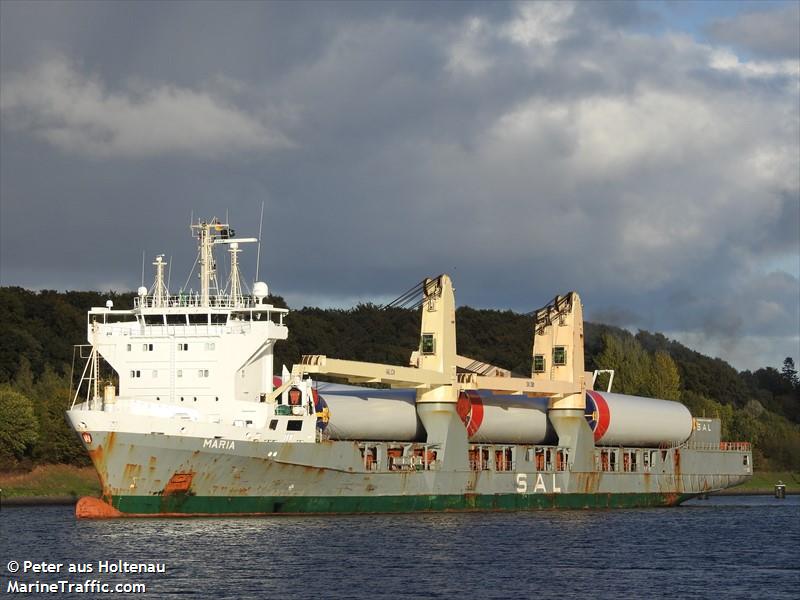 maria (General Cargo Ship) - IMO 9266566, MMSI 218522000, Call Sign DPWD under the flag of Germany