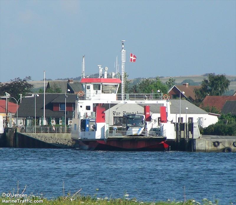 sleipner-fur (Passenger/Ro-Ro Cargo Ship) - IMO 9139854, MMSI 219000859, Call Sign OZJK under the flag of Denmark