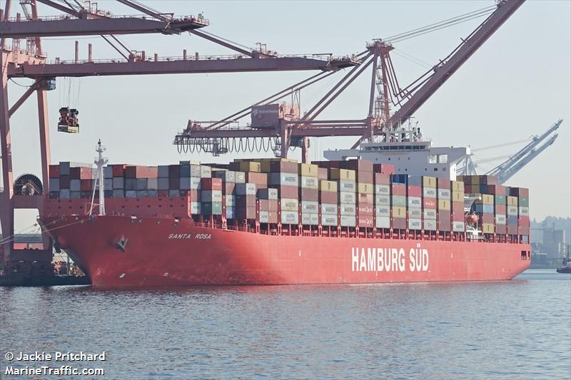 santa rosa (Container Ship) - IMO 9430363, MMSI 219086000, Call Sign OXMP2 under the flag of Denmark