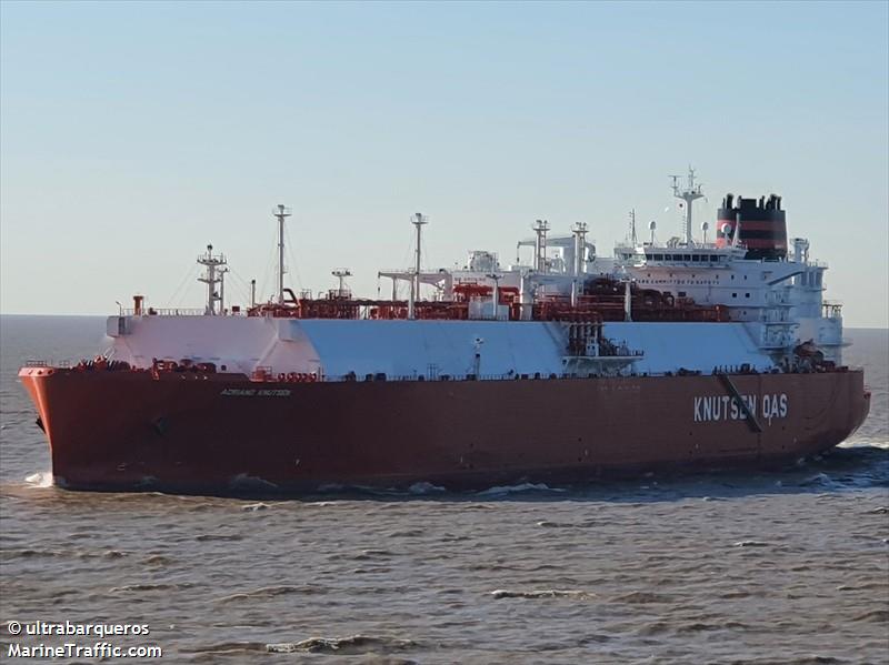 adriano knutsen (LNG Tanker) - IMO 9831220, MMSI 224983000, Call Sign EBRY under the flag of Spain