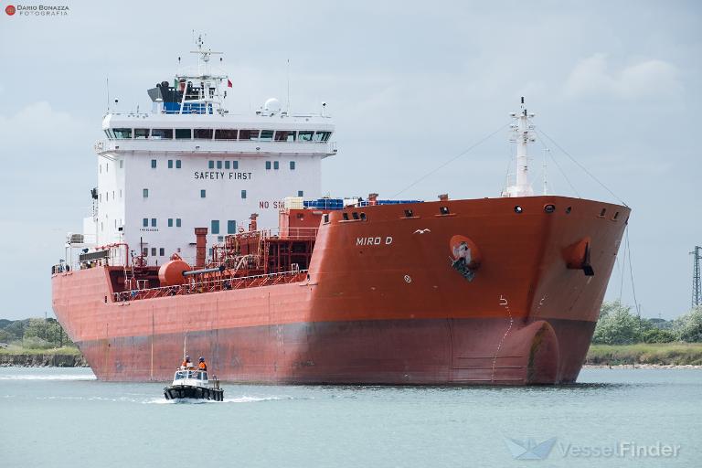 miro d (Chemical/Oil Products Tanker) - IMO 9243382, MMSI 229535000, Call Sign 9HA3388 under the flag of Malta
