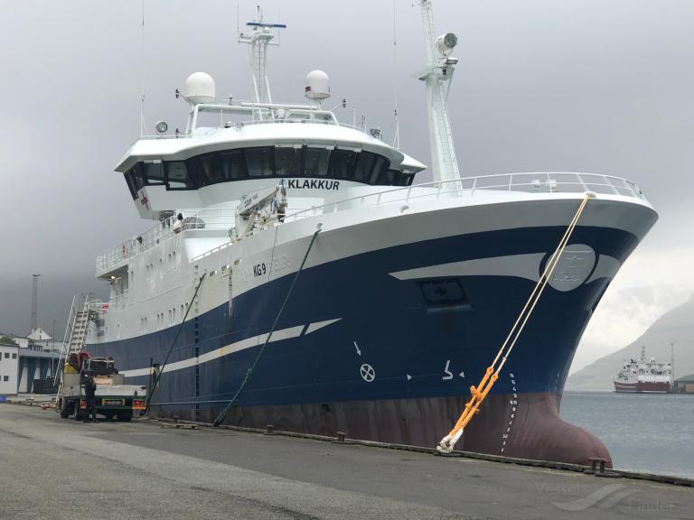 klakkur (Fishing Vessel) - IMO 9535383, MMSI 231197000, Call Sign OW2046 under the flag of Faeroe Islands